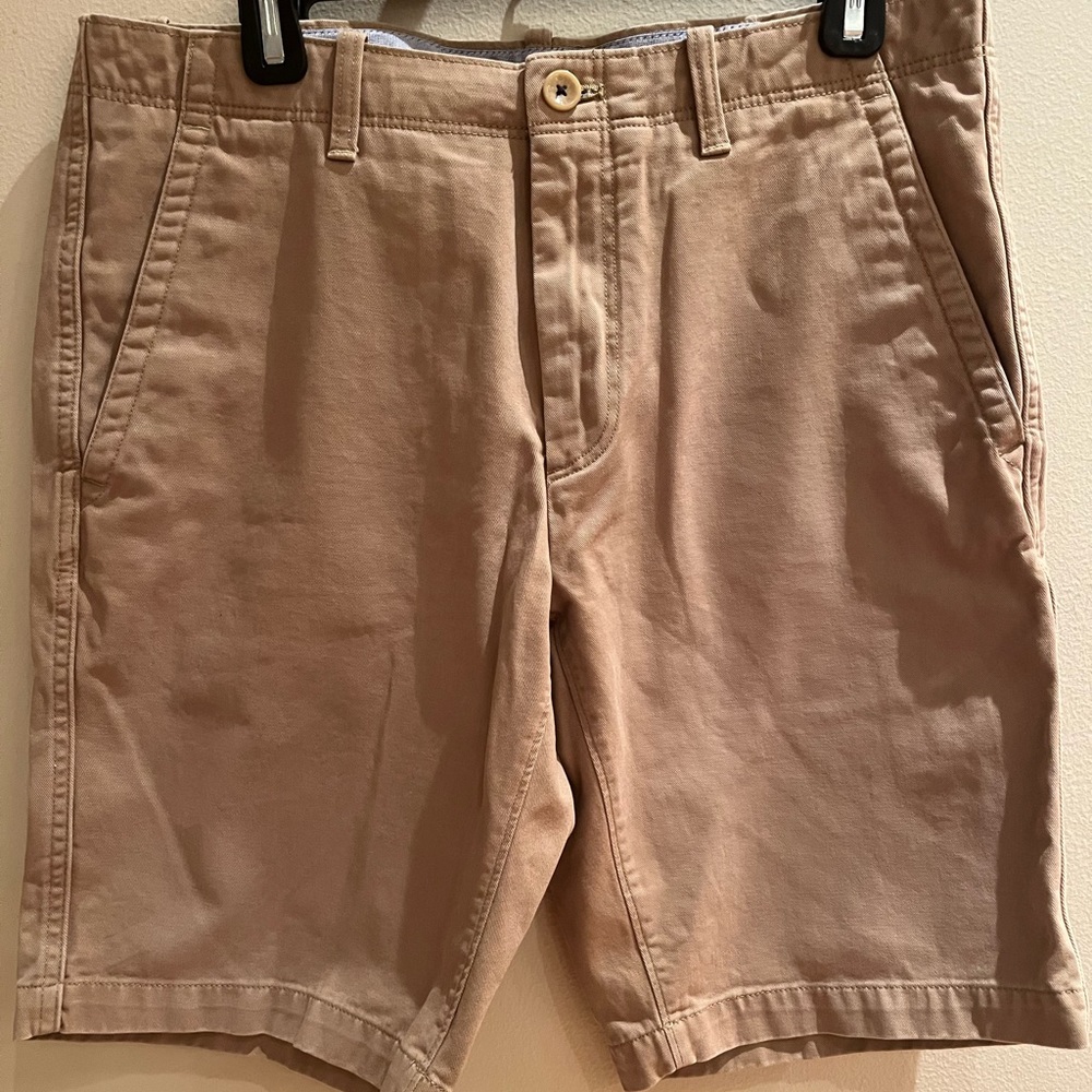 Banana Republic khaki shorts.